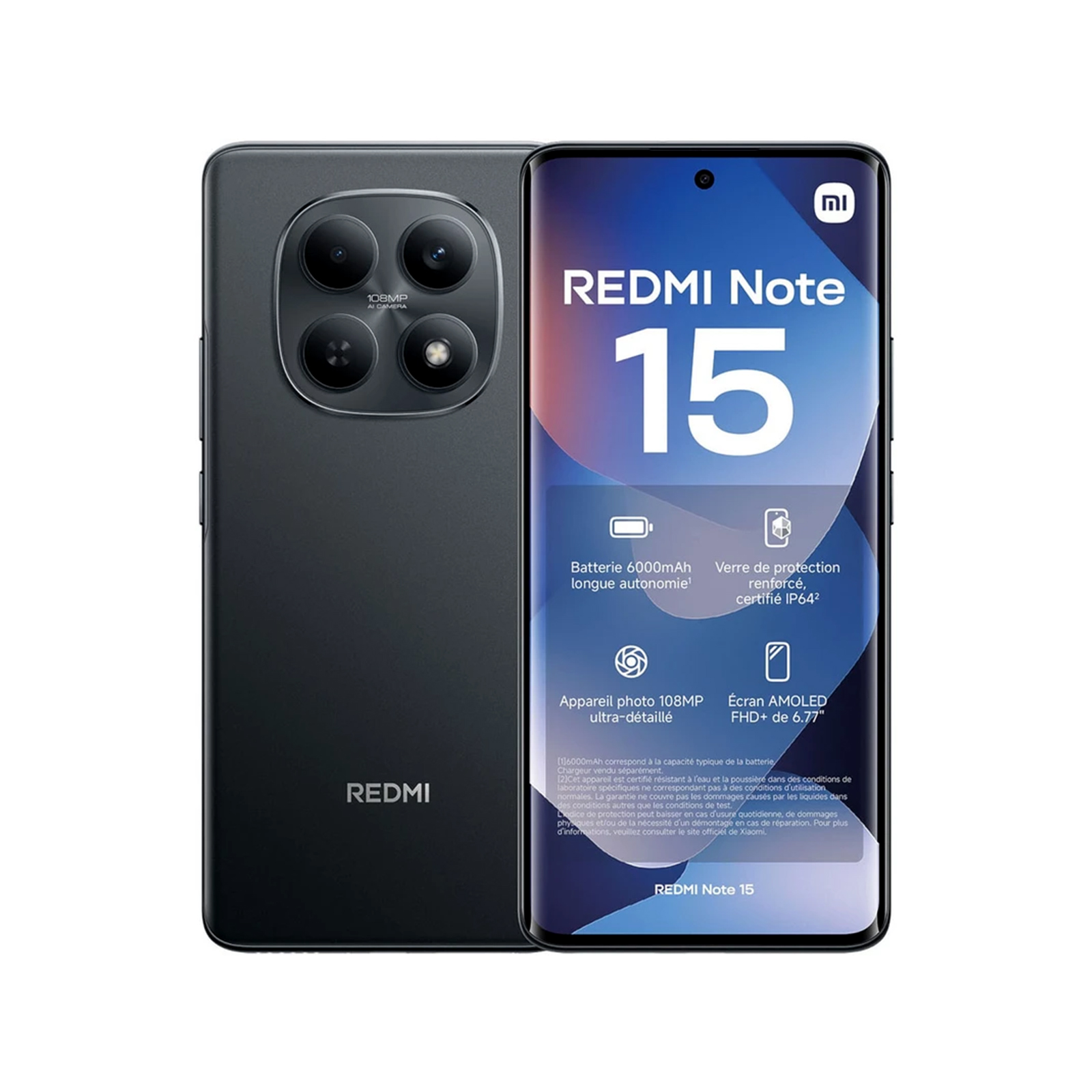 گوشی موبایل شیائومی redmi note 15 4g حافظه 256 گیگابایت رم 8 گیگابایت نمای ۳